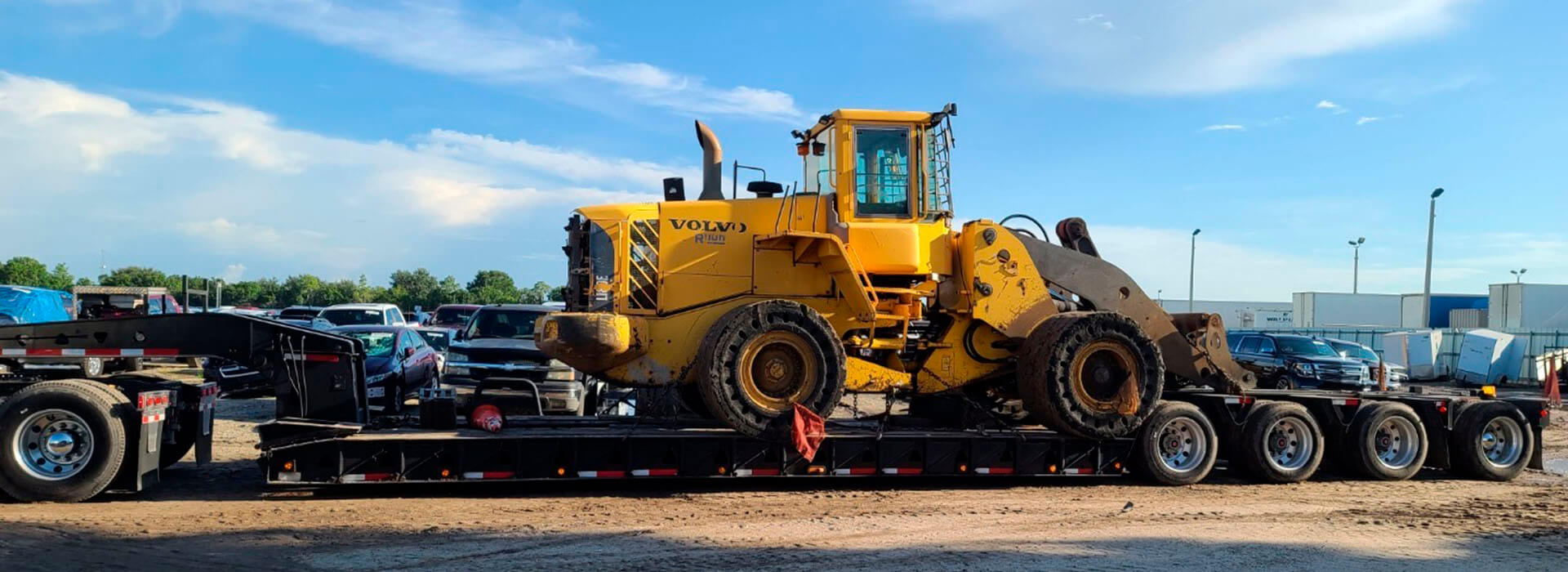 Heavy equipment shipping